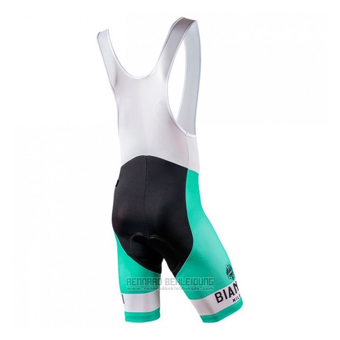 2021 Fahrradbekleidung Bianchi Shwarz Trikot Kurzarm und Tragerhose - zum Schließen ins Bild klicken